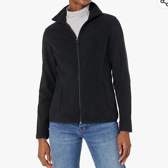 Amazon Essentials Classic-Fit Full-Zip Navy Polar Soft Fleece Jacket Size XXL - Picture 1 of 7